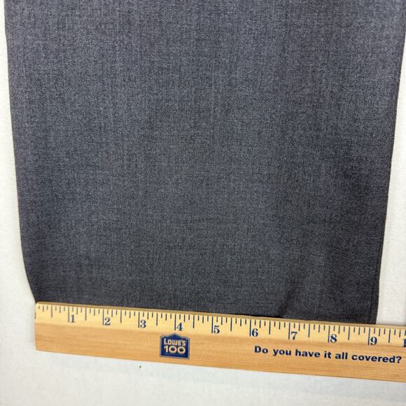 Calvin Klein Pants Womens 30W Gray Stretch Classic Fit Mid-Rise Bootcut Leg - Picture 13 of 14